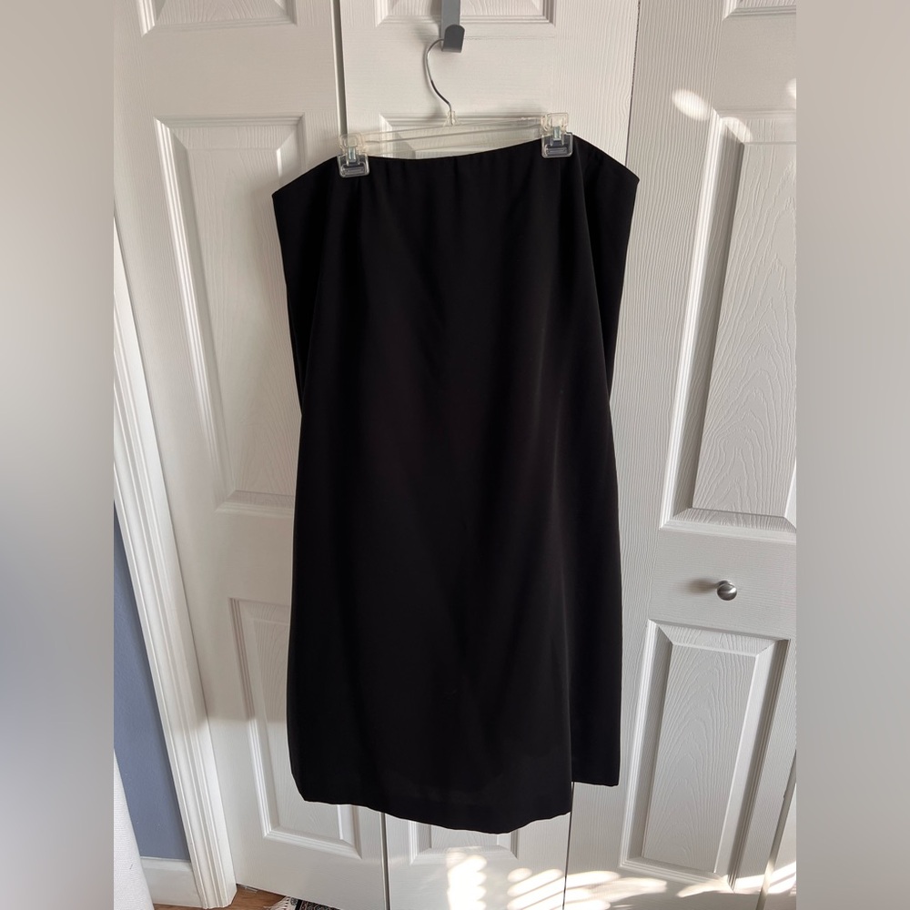 INC International Concepts Classic Black Midi Skirt